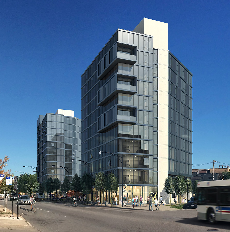 Logan Square's Dual Towers Almost Complete - LoganSquare1.com